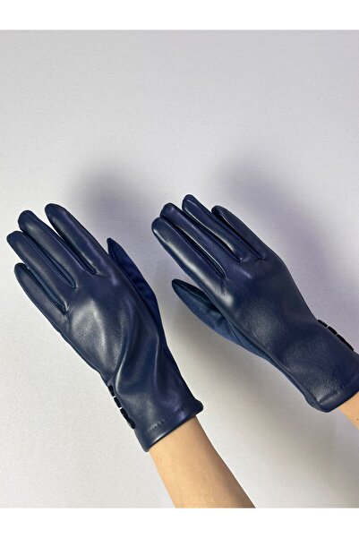 Gönülden Tasarım MĂNUSI DE FEMEI CU DETALIARE CU BUTON, TOUCH, CU VIZUALIZARE DE PIELE ARTIFICIALĂ