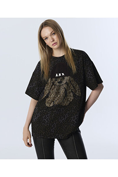 Twist PATCH'Lİ LEOPAR DESEN TİŞÖRT