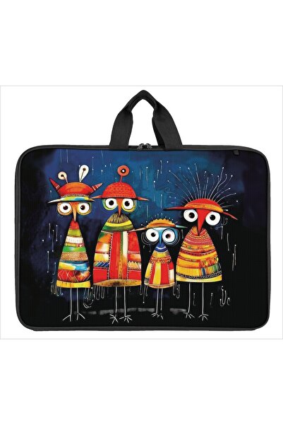 Glanart askılı, fermuarlı 35x50 resim çantası su geçirmez ketenli kumaş 35x50...