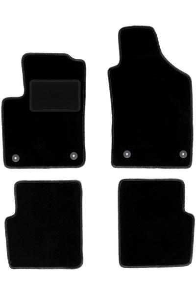 Other Covorașe negre din velur pentru: Fiat 500 FL hatchback (2013-2019)