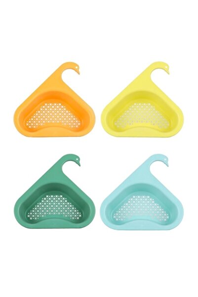 OEM Set of 4 kitchen sieves, polypropylene, 27.6x24x8.2 cm, reusable, multicolor