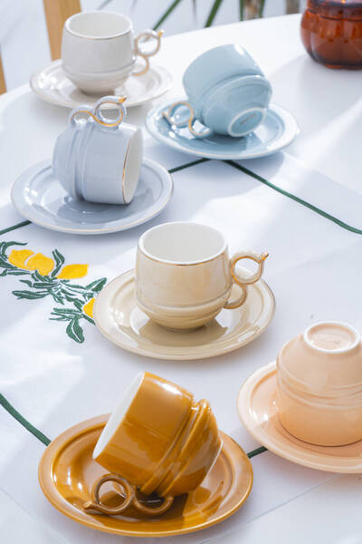 ACAR Lara 6-Person Coffee Cup Set - 90 ml