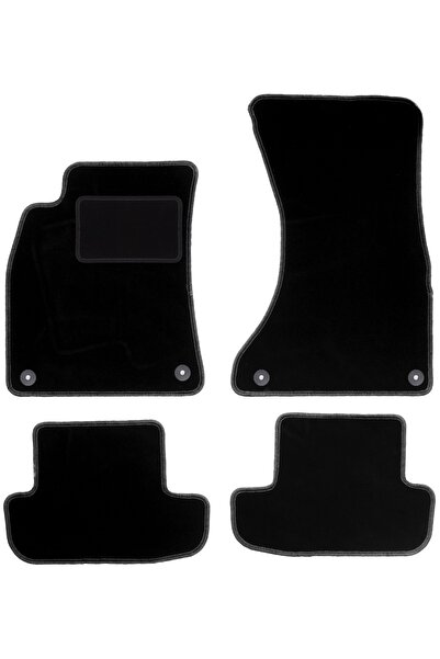 Autoalorria Covorașe auto din velur pentru: Audi A5 8T Coupe (2008-2018) - Negru Grafit