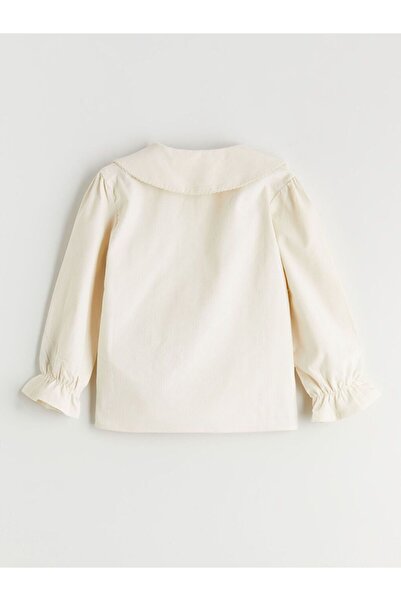 LC Waikiki Lcw Kids Baby Collar Floral Velvet Girls' Shirt