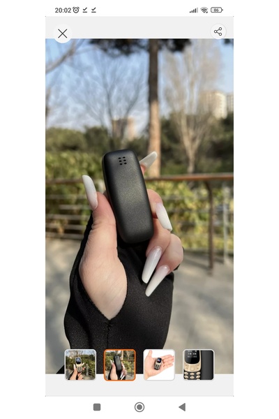 Sentez Mini Tuşlu cep telefonu parmak telefon