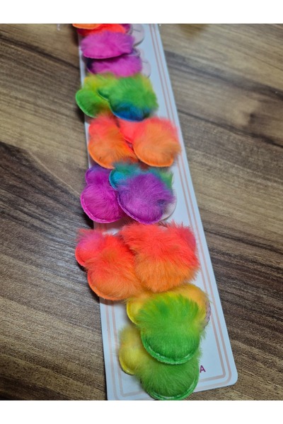 Melkady Aksesuar MelKady 551B - Închidere cu cataramă cu inimă colorată curcubeu