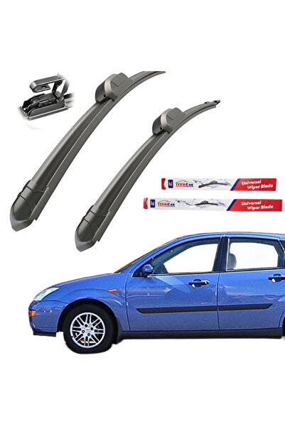 TEAMCAR Set ștergătoare de parbriz față neplate Ford Focus Mk1 (1998-2004)