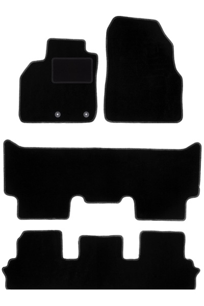 Other Covorașe negre din velur pentru: Renault Grand Scenic III 7 locuri (200...