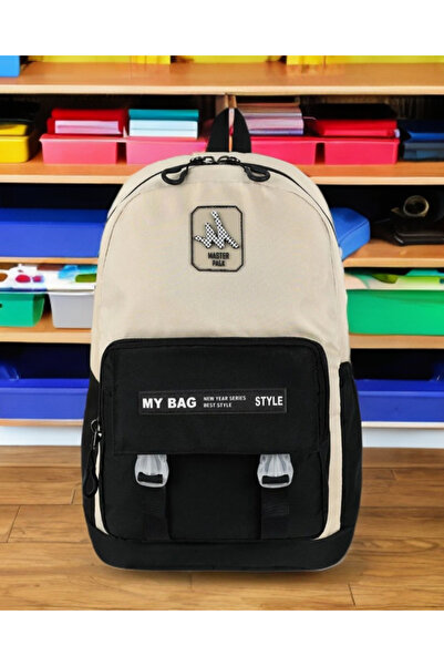 KY Black Multi-Compartment Orthopedic Water-Repellent Water Bottle Compartmen...
