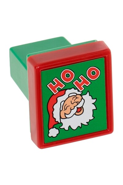 ANTBRO Set de timbre de Crăciun, diverse mesaje, multicolor, 7 piese