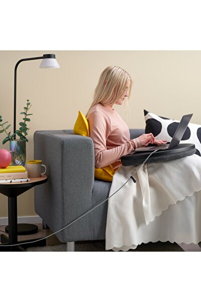 IKEA USB-C to USB-C Charger, black/white, 1.5 m/100 W