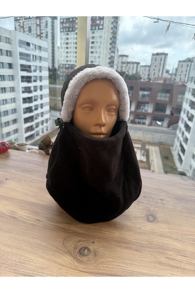 Blotch Winter Cold-Proof Fleece Adult Women Men Unisex Hood Hat Beanie