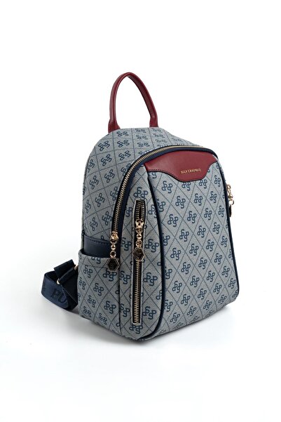 Silver Polo Silver & Polo Gray - Navy Sp906 Women's Backpack