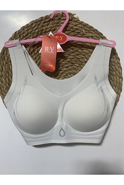 R.Y LINGERI Laser-Cut Removable Pad Gathering Stylish Comfortable No-Feel Ghost Blazer Bra