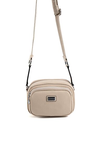 Silver Polo Geantă de damă Silver & Polo Sand Beige SP1111