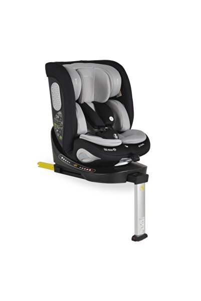 Moni Strike 360° Rotating Car Seat Dark Gray, ISOFIX & Support Leg, R129 i-Size, 0-12 yrs (40-150 c