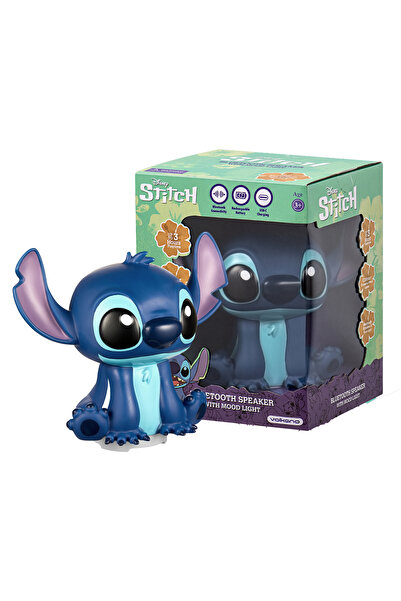 SMD-Volkano Disney Stitch Bluetooth Speaker & Mood Light | Rechargeable Portable Wireless Speaker USB-C Charging