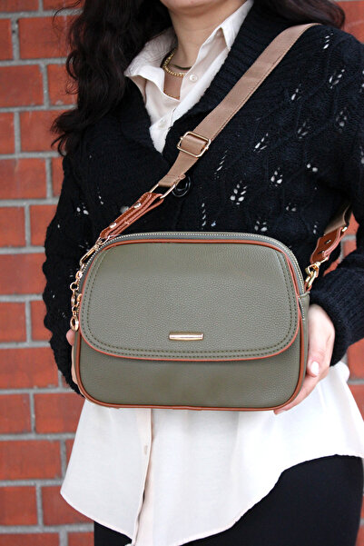 millamoda Women's Flap Multi-Compartment Crossbody Shoulder Strap Bag
