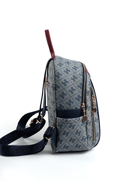Silver Polo Silver & Polo Gray - Navy Sp906 Women's Backpack