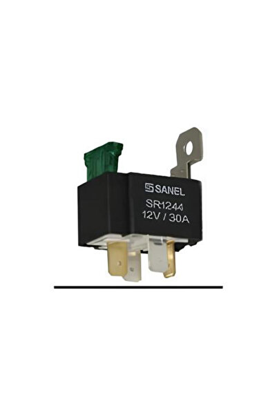 Marka Sanel 12 V 30 A Sigortalı Mini Röle 4 Uçluuyumlu