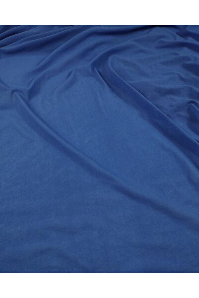 Kumaş Parça قماش ديني جيرسي باللون الأزرق (العرض 150 سم × الطول 300 سم)