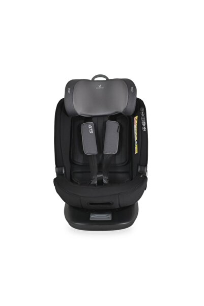 Cangaroo GTS 360° Rotating Car Seat Grey, 0–12 yrs (40–150 cm), ISOFIX & Top Tether