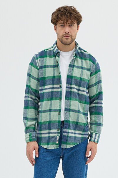 Cosplay Erkek Kalın Flanel Oduncu Gömlek - Geniş Kareli, Cepsiz, Kışlık Uzun ...