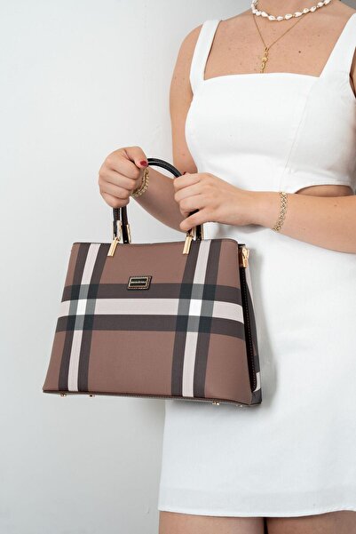 Silver Polo Dark Brown Sp924 Women's Handbag