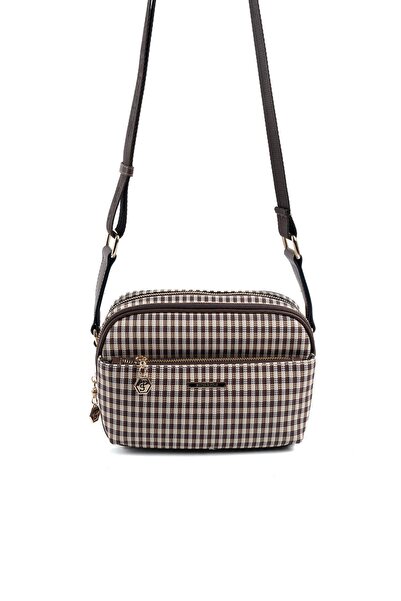 Silver Polo Kahve Sarı - Kahve SP1162 Kadın Çapraz Çanta