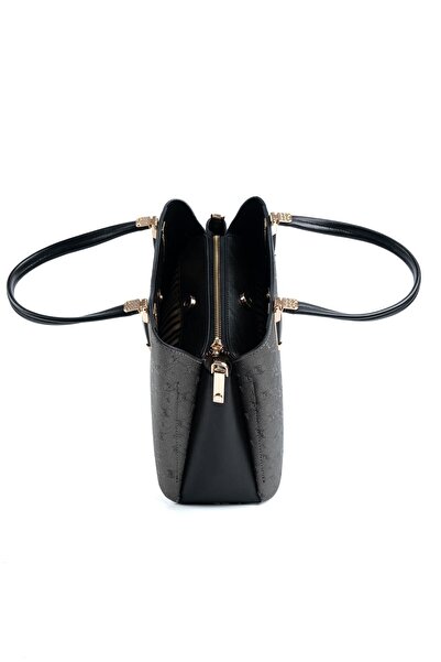 Silver Polo Silver & Polo Platinum - Black Sp1205 Women's Handbag