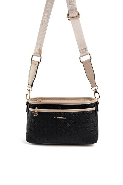 Silver Polo أسود - حقيبة كروس نسائية S.nut SP1184