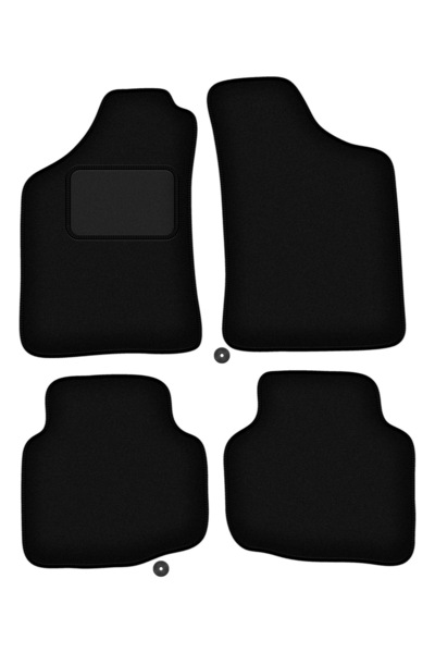 Other Covorașe negre din velur pentru: Mitsubishi L200 Triton pickup (2001-2006)