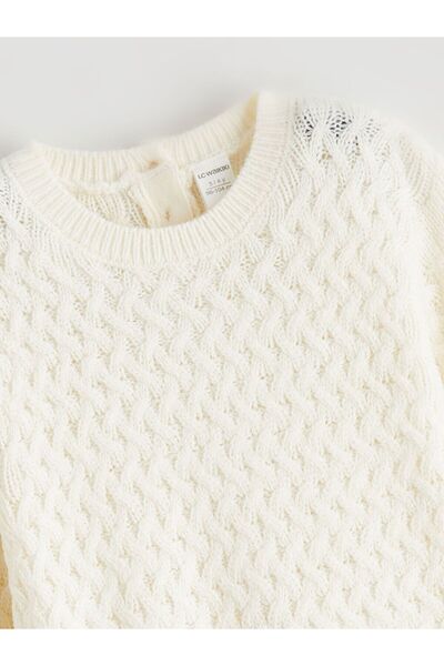 LC Waikiki Lcw Kids Crew Neck Girls' Knitwear Dress