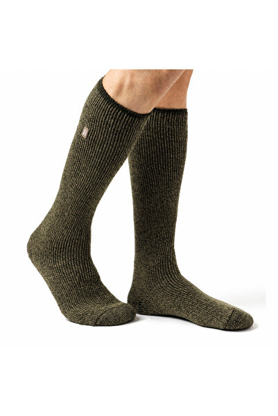 Heat Holders Șosete termice lungi Lite Kingfisher, verzi, 39-45