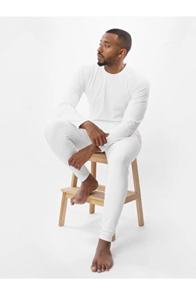 unbranded بجامة الدفه حرارية ثيرمال ابيض