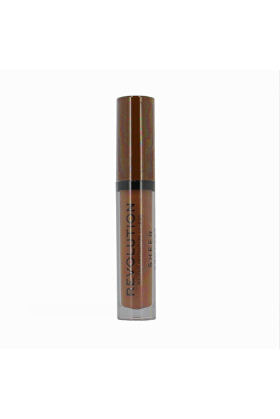MAKEUP REVOLUTION , Sheer Brillant, Vegan, Lip Gloss, 123, Brunch, 3.5 ml
