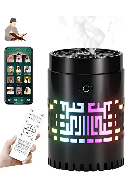 Generic Bakhoor Burner with Quran Speaker (2-in-1) Rechargeable Mini Incense Burner & Bluetooth Quran
