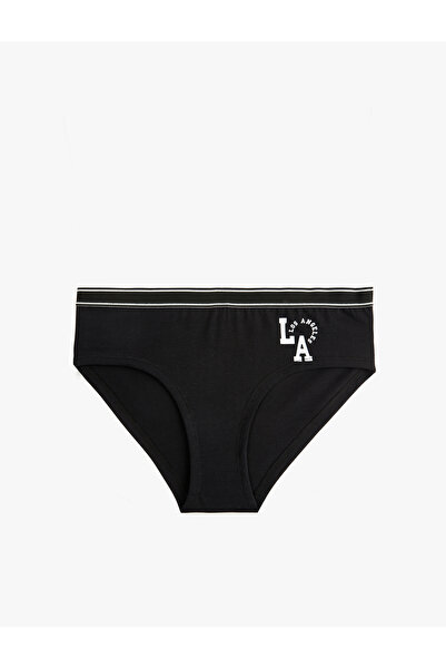 Koton Bumbac talie înaltă Confortabil croială cu imprimeu Chiloți hipster