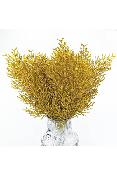 Sezy 3 τεμάχια 35 εκ. Τεχνητό λουλούδι στολίδι με κλαδί χριστουγεννιάτικου δέντρου Βασιλικού Πεύκου