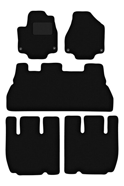 Wielganizator Covorașe auto din velur negru pentru: Chrysler Pacifica II cu 7...