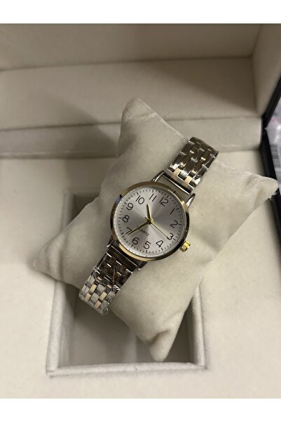 QUARTZ Round Dial Steel Vintage Model Wrist Watch in Gift Box