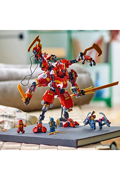 Genel Markalar Lego Ninjago Kai’Nin Ninja Tırmanma Robotu 71812 – 9 Yaş Ve Üzeri Kız Ve Erkek Çocuklar Için 4 Ninj