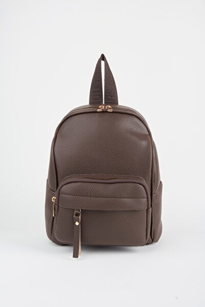 Vivaq Γυναικείο σακίδιο πλάτης Koala Bitter Brown με 3 θήκες, μαλακό απομίμηση δέρματος, με φερμουάρ, ταξιδιωτικό & καθημερινό σακίδιο