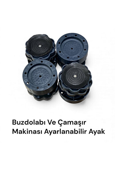 Universal AYARLANABİLİR BUZDOLABI ÇAMAŞIR MAKİNESİ AYAĞI (4'LÜ)