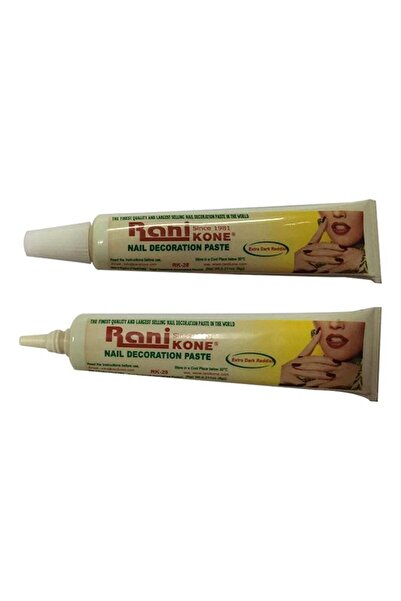 The comprehensive house Rani Kon Nail Decorating Paste - Deep Dark Reddish
