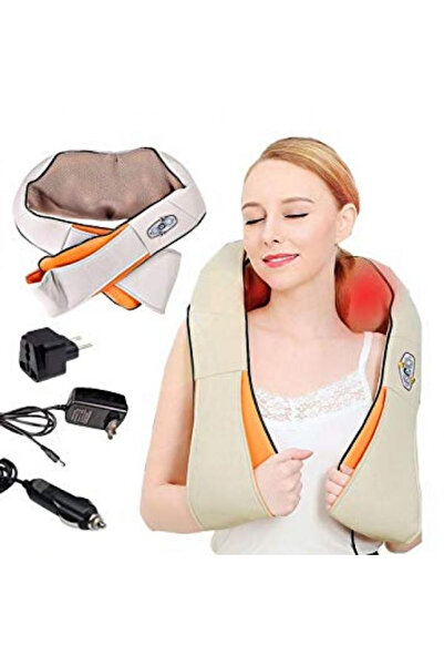 NECK MASSAGER Aparat de masaj cervical, cu infrarosu si bile, 24W, piele