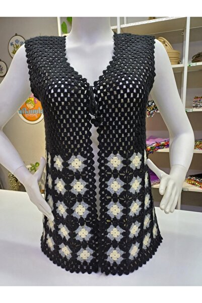 Butik El örgüsü çeyizlik yelek