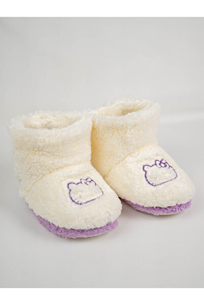 Hello Kitty Lisanslı Desenli Peluş Bebek Çocuk Panduf