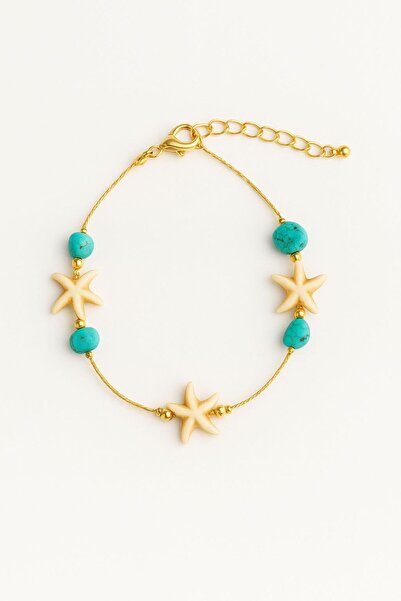 Vipfoni سوار من الأحجار الطبيعية بتفاصيل صدف البحر