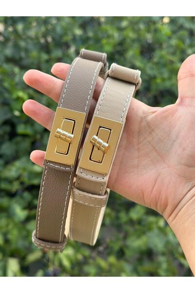 NOİR LUXE حزام أدورا قابل للتعديل بمشبك قفل